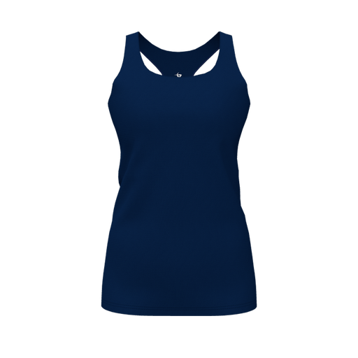 [DFW-RCBK-PER-NVY-FYS] Decker Racerback Tank Top (Female Youth S, Navy, None)