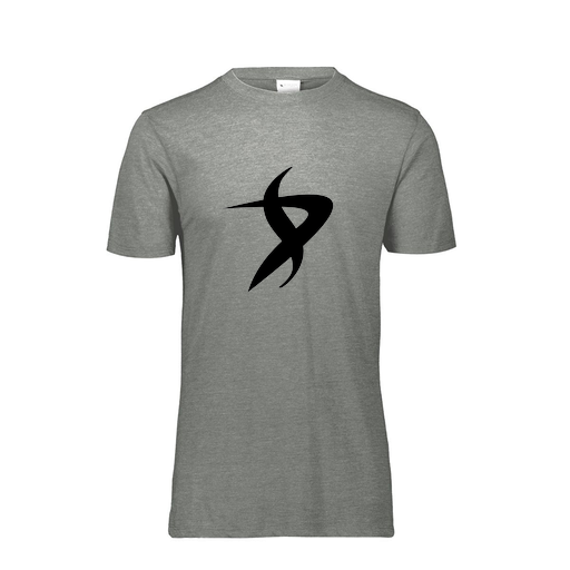 [FTSCUBGY-AS-LOGO1] Decker Men's Tri-Blend T-Shirt - Short Sleeve (Adult S, Gray, Logo 1)