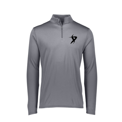 [2785.059.S-LOGO1] Men's Flex-lite 1/4 Zip Shirt (Adult S, Gray, Logo 1)