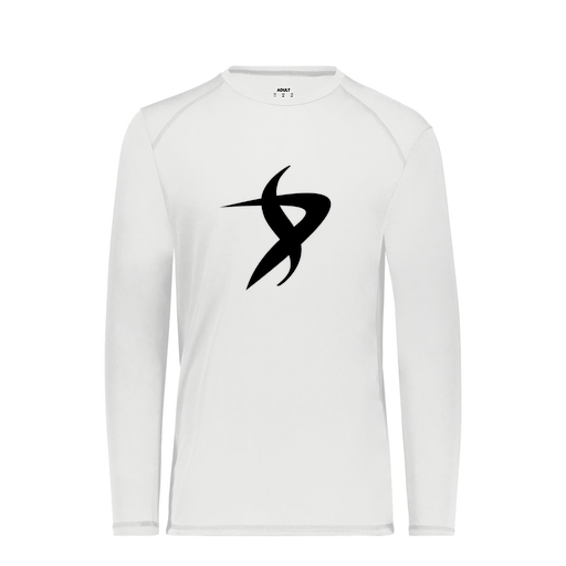 [6845.005.S-LOGO1] Men's SoftTouch Long Sleeve (Adult S, White, Logo 1)