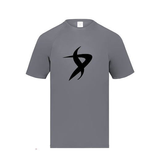 [2791.059.S-LOGO1] Youth Smooth Sport T-Shirt (Youth S, Gray, Logo 1)