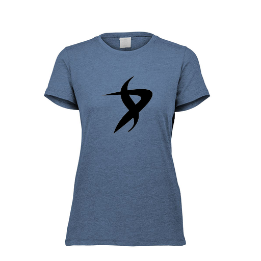 [FTSCUBNV-FAXS-LOGO1] Decker Women's Tri-Blend T-Shirt - Short Sleeve (Female Adult XS, Navy, Logo 1)