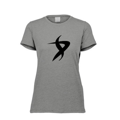 [FTSCUBGY-FAXS-LOGO1] Decker Women's Tri-Blend T-Shirt - Short Sleeve (Female Adult XS, Gray, Logo 1)