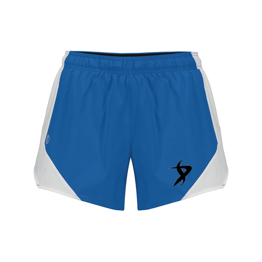 [229489.H02.S-LOGO1] Girls Olympus Shorts (Female Youth S, Royal, Logo 1)