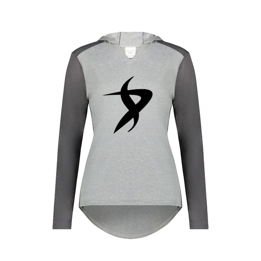 [6902.30V.XS-LOGO1] Ladies Vintage Hoodie (Female Adult XS, Gray, Logo 1)