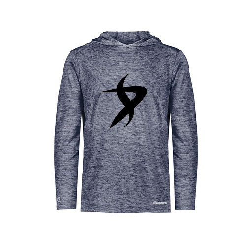 [FOLHCGNV-YS-LOGO1] Decker Youth Charge Hoodie (Youth S, Navy, Logo 1)