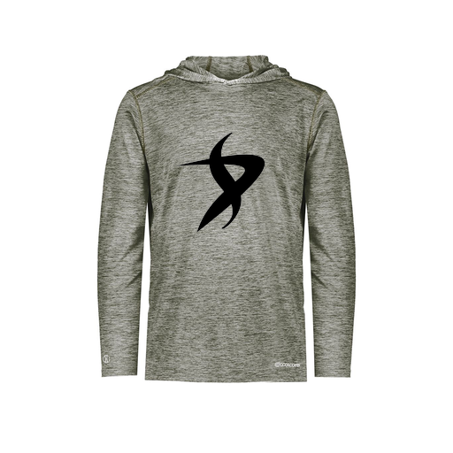 [FOLHCGGY-YS-LOGO1] Decker Youth Charge Hoodie (Youth S, Gray, Logo 1)