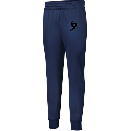 [5566.065.XS-LOGO1] Men's PERFORMANCE FLEECE JOGGER (Adult XS, Navy, Logo 1)