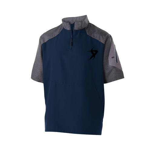 [229545.H03.XS-LOGO1] Men's Raider SS Pullover (Adult XS, Navy, Logo 1)