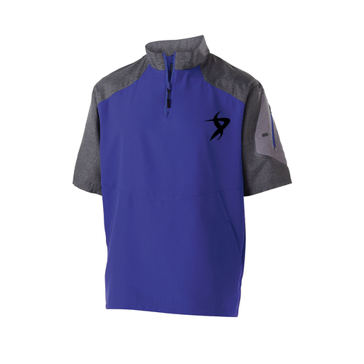 [229545.H68.XS-LOGO1] Men's Raider SS Pullover (Adult XS, Purple, Logo 1)