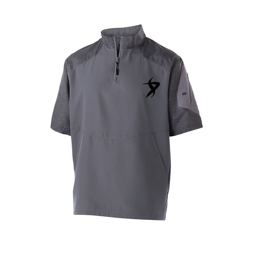 [229545.H60.XS-LOGO1] Men's Raider SS Pullover (Adult XS, Gray, Logo 1)