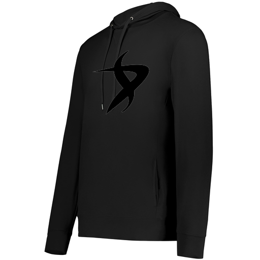 [222598.080.S-LOGO1] Men's Ventura Thin Knit Hoodie (Adult S, Black, Logo 1)