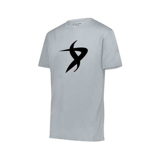 [222819.099.XXS-LOGO1] Youth Movement Dri Fit Shirt (Youth XXS, Silver, Logo 1)