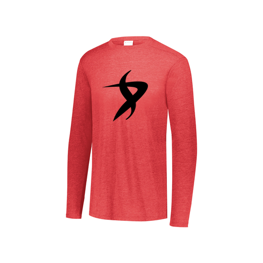 [3076.V96.S-LOGO1] Youth LS Ultra-blend T-Shirt (Youth S, Red, Logo 1)