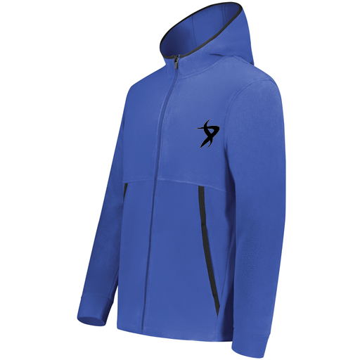 [6859.060.XS-LOGO1] Youth Chill Full Zip Fleece (Youth XS, Royal, Logo 1)