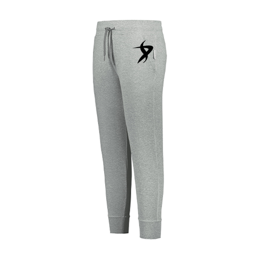 [222799.013.XS-LOGO1] LADIES VENTURA SOFT KNIT JOGGER (Female Adult XS, Silver, Logo 1)