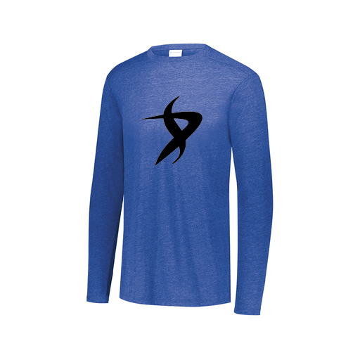 [3075.U55.XS-LOGO1] Men's LS Ultra-blend T-Shirt (Adult XS, Royal, Logo 1)