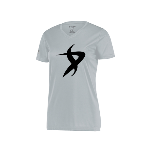 [222820.099.S-LOGO1] Ladies Movement Dri Fit Shirt (Female Adult S, Silver, Logo 1)